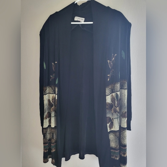 Ls collections by sunu open front size L gold  flowers design. - Picture 1 of 13